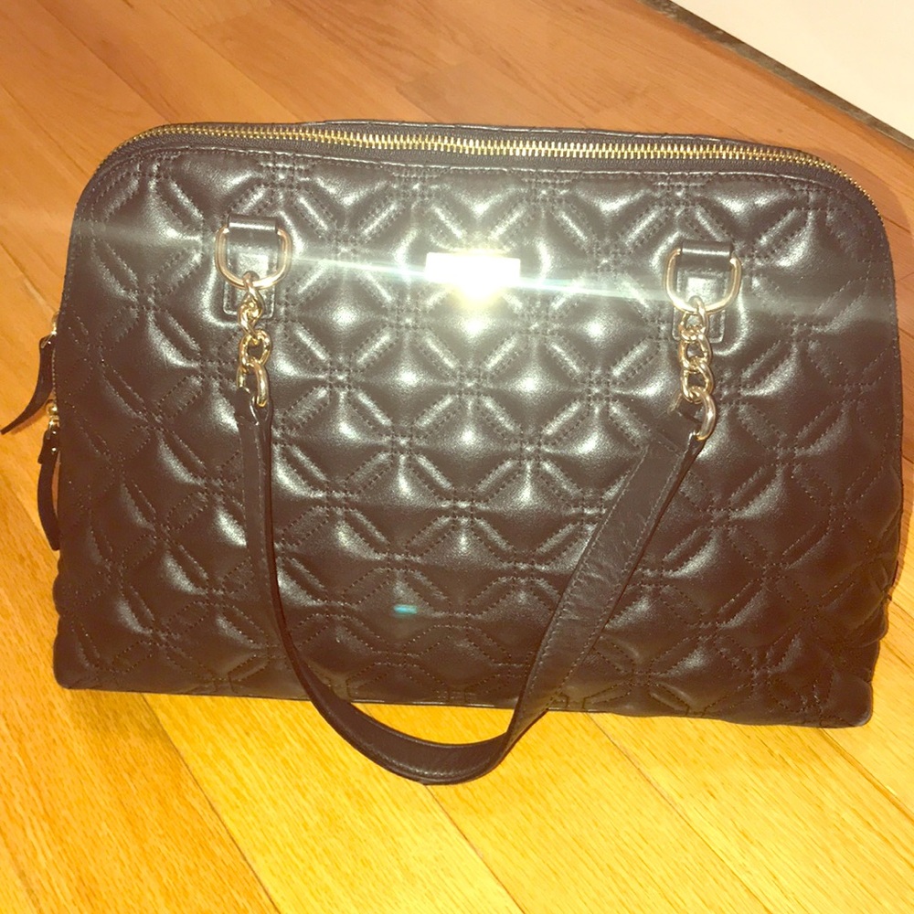 Kate spade Black quilted shoulder bag